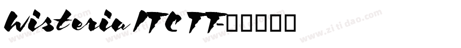 Wisteria ITC TT字体转换